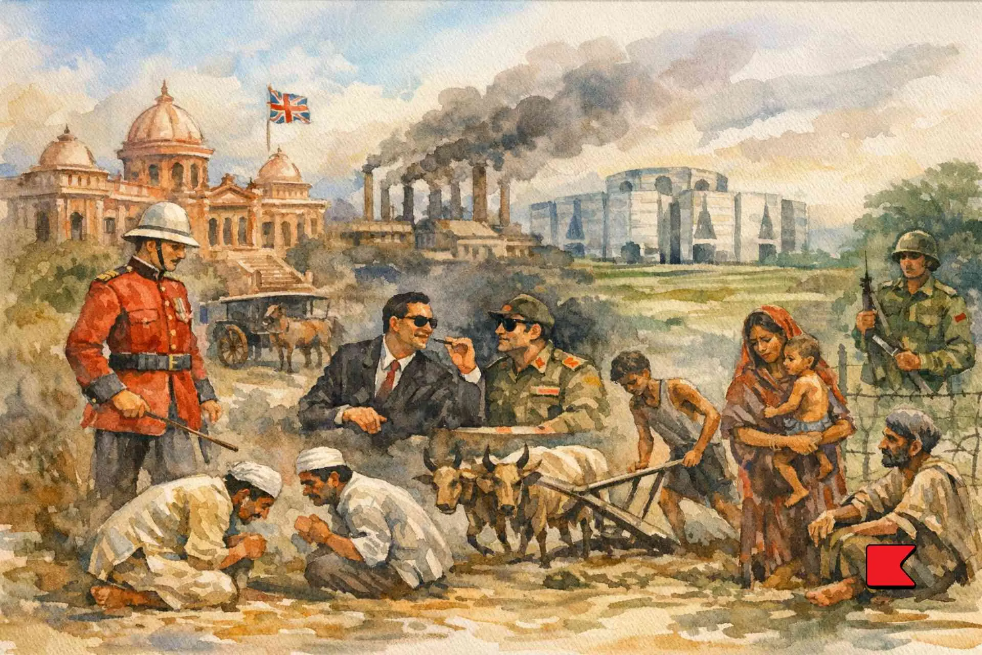 বাংলাদেশি সমাজে কলোনিয়ালিটির বহুমাত্রিক প্রভাব : শাসক শ্রেণি ও রাষ্ট্রের শ্রেণিচরিত্র